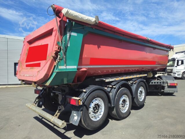 Tipper semitrailer SCHMITZ SKI 24 SL 7.2 Stahlrundmulde