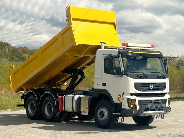 Tipper truck VOLVO FMX 500 Kipper 5,10m + BORDMATIC * 6x4 * TOP