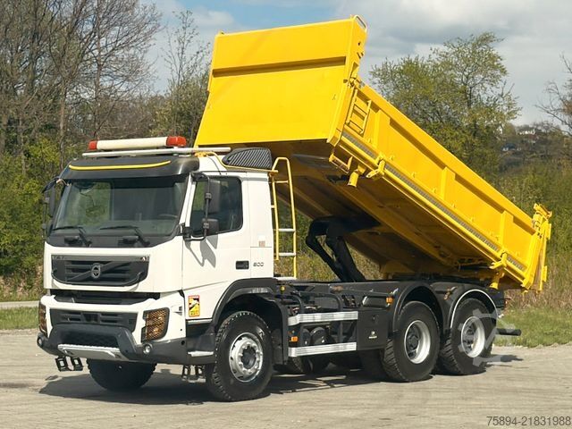 Tipper truck VOLVO FMX 500 Kipper 5,10m + BORDMATIC * 6x4 * TOP