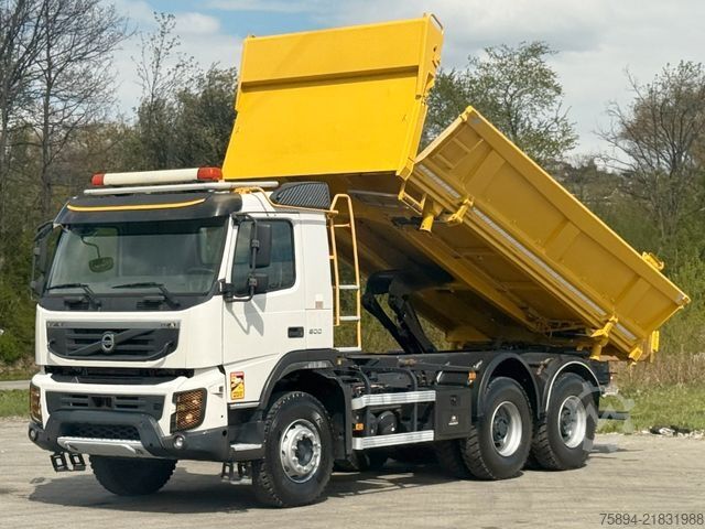 Tipper truck VOLVO FMX 500 Kipper 5,10m + BORDMATIC * 6x4 * TOP