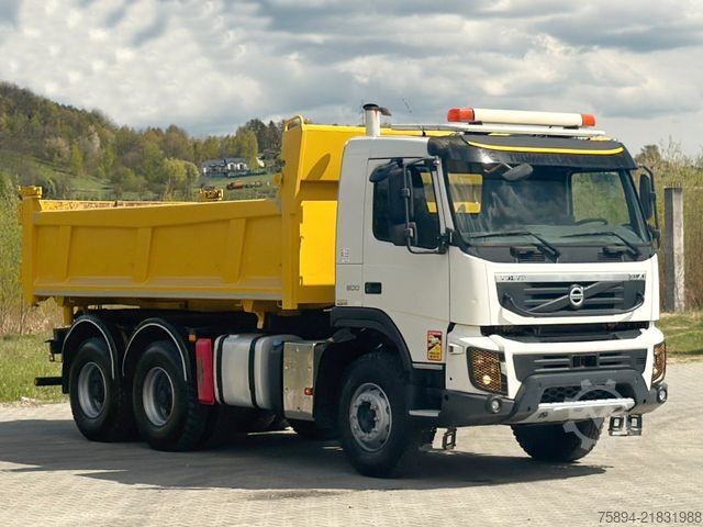 Tipper truck VOLVO FMX 500 Kipper 5,10m + BORDMATIC * 6x4 * TOP