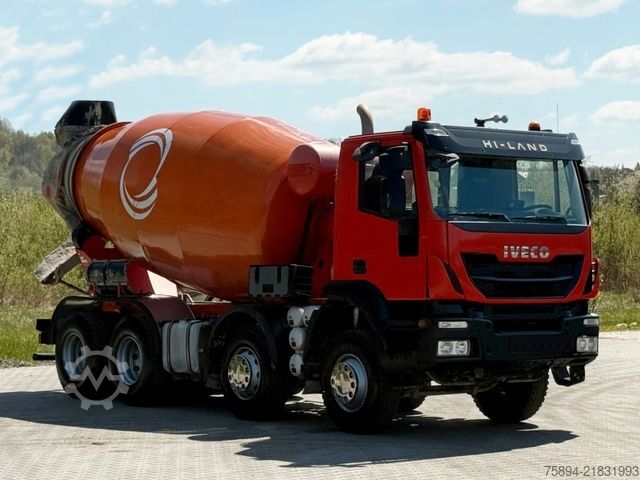 Betonmischer LKW IVECO TRAKKER 410 * Betonmischer * 8x4 * TOPZUSTAND