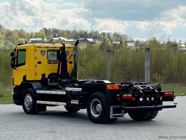 Roll-off tipper truck SCANIA P 230 Abrollkipper * 4x2 * Top Zustand !