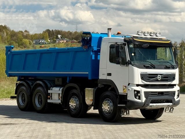 Tipper truck VOLVO FMX 450 Kipper 6,20m + BORDMATIC * 8x4 * TOP