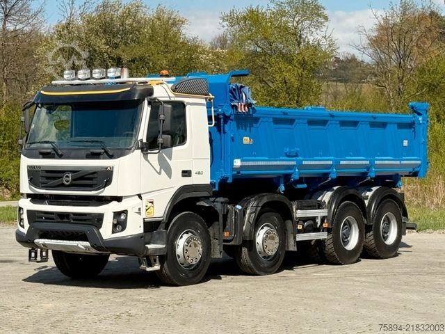 Tipper truck VOLVO FMX 450 Kipper 6,20m + BORDMATIC * 8x4 * TOP