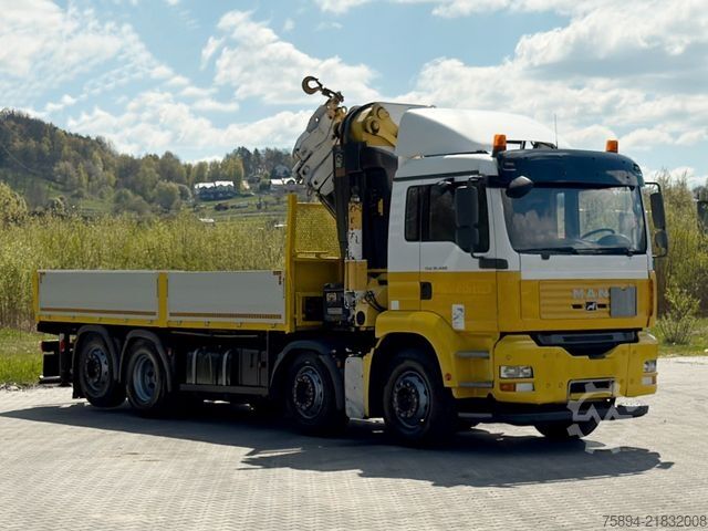 Truck mounted crane MAN TGA 35.440 * HIAB 700 - 5 + FUNK / 8x2 * TOP