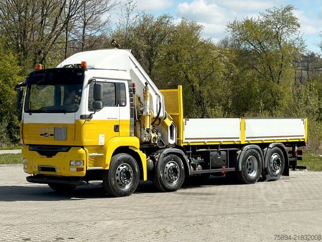 Truck mounted crane MAN TGA 35.440 * HIAB 700 - 5 + FUNK / 8x2 * TOP