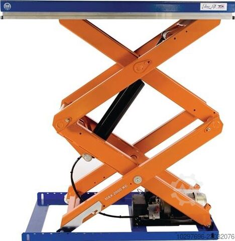 Double scissor lift table, load capacity 2000 kg – 1 unit  