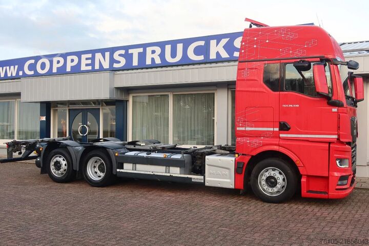 Chassis cab MAN TGX 26.510 6x2 Intarder. Volledige luchtvering