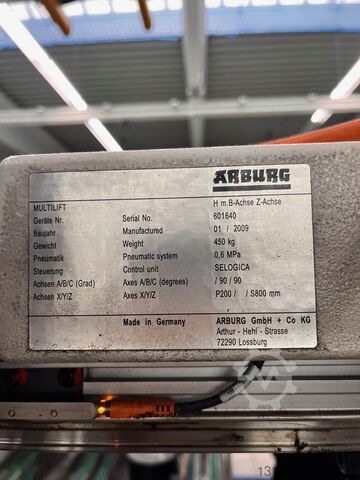 Mehrkomponenten-Spritzgießmaschine Arburg inkl. Multilift 520 S 1600 290/70 2K