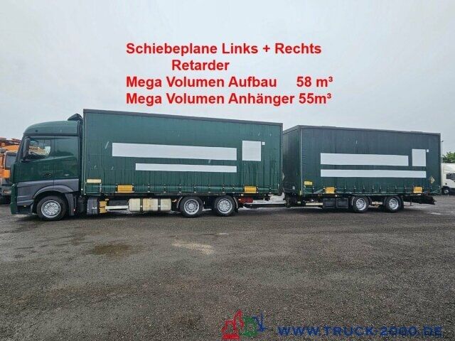 Wechselfahrgestell LKW Mercedes-Benz Actros 2536 6x2 Volumen 2 Betten + Retarder BDF