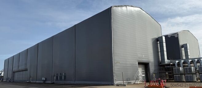 Hall construction HallGruppen 120 meter x 18 meter insulated