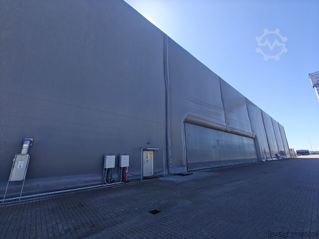 2 x insulated tent halls, 120 x 18 meters HallGruppen 120 meter x 18 meter insulated