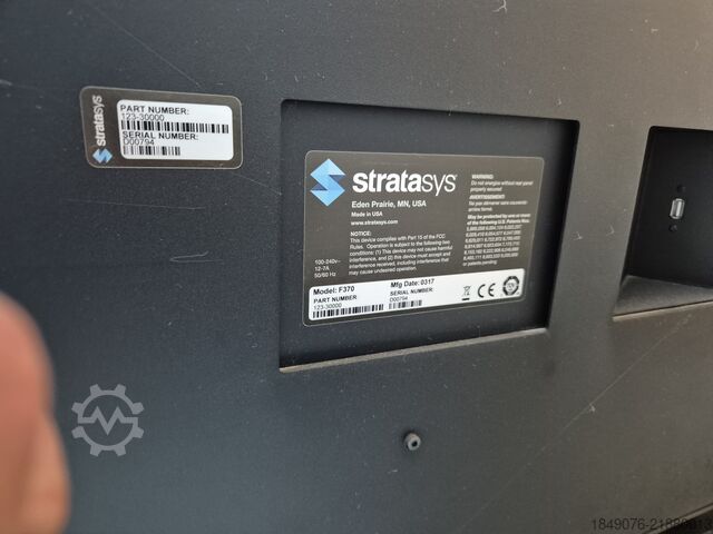 Stratasys F370 FDM 3D printer Stratasys F370