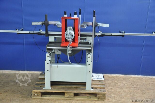 Frame drilling machine, slot mortising machine Ganner Gannomat Junior 323