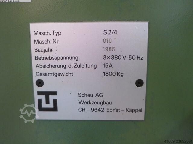 Flachschleifmaschine SCHEU S2/S4