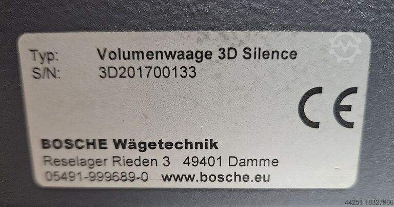Volumenwaage 3D Silence 600 Bosche 3D Silence