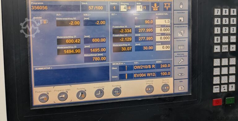 Abkantpresse Trumpf TruBend 5058. YEAR 2008 TASC 6000