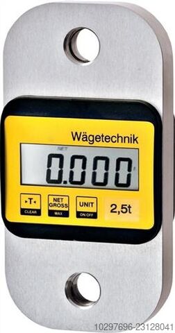 Tension load cell measuring range 0-2.5 - 1 unit  