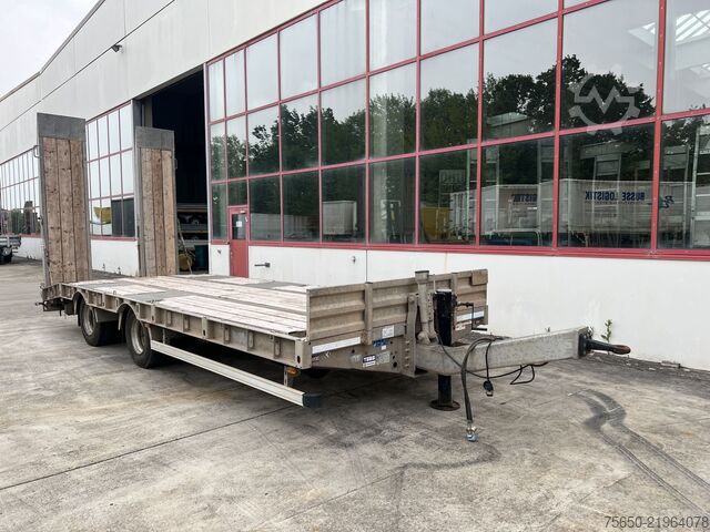 Low loader trailer Humbaur HBTZ  21 t Tandemtieflader