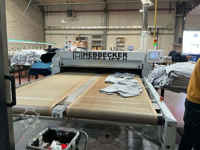 Siebdruckmaschine Hebbecker VJ-II-2-9090-4180 Textile Tunnel Drying
