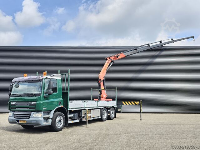 Crane truck DAF DAF CF 75 6X2 / PALFINGER 23 tm CRANE / KRAN - ...