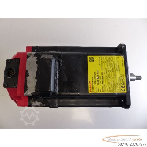 Control unit Fanuc A06B-0063-B003 AC Servo Motor SN: C196F1BB6 + A860-2070-T321 Pulsecoder
