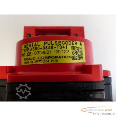 Control unit Fanuc A06B-0373-B569 # 0008 AC Servo Motor  + A860-0346-T041 Pulsecoder