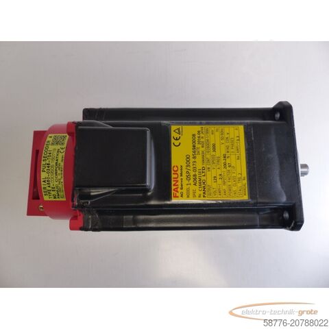 Control unit Fanuc A06B-0373-B569 # 0008 AC Servo Motor SN: C166M11E1 + Pulsecoder