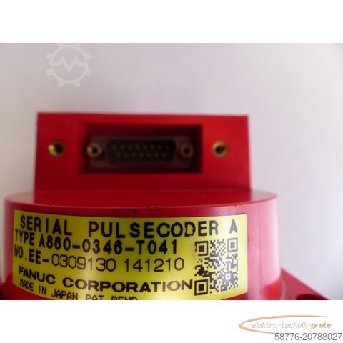 Control unit Fanuc A06B-0373-B569 # 0008 AC Servo Motor SN:C149MM0229 + Pulsecoder