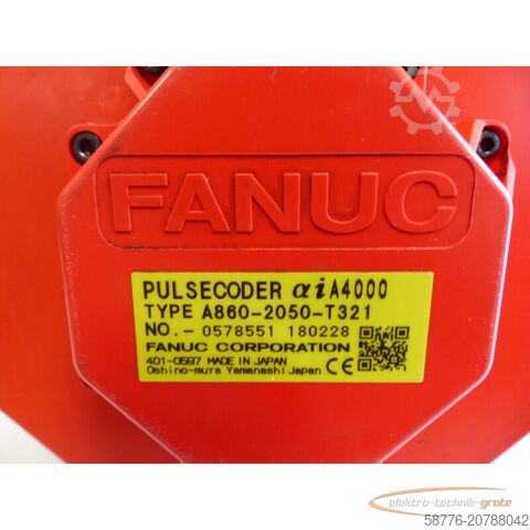 Control unit Fanuc A06B-2269-B100 AC Servo Motor SN: C183V1EC5 + Pulsecoder A860-2050-T321