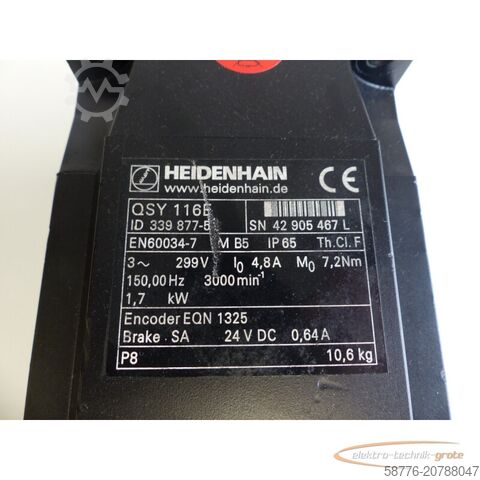 Control unit Heidenhain QSY 116E ID: 339877-5D SN: 42905467L generalüberholt m. 12 Monaten Gewährleistung