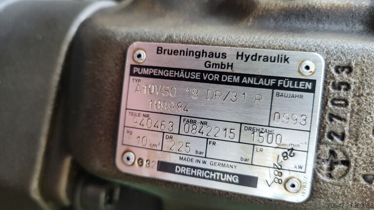 Hydraulic pumps - pump set Moog RKP 63