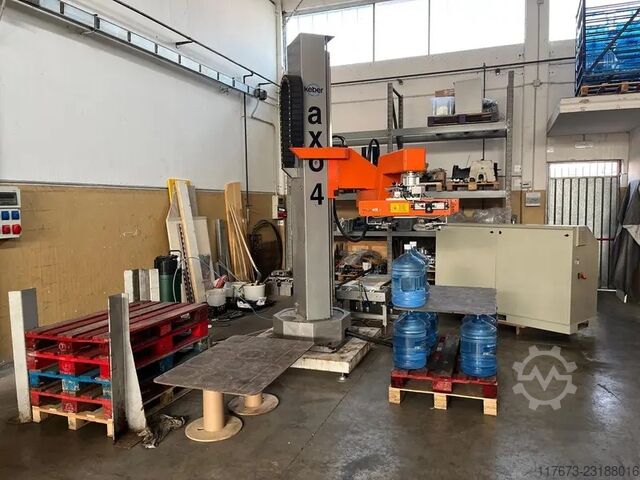 Gebrauchter Palettierer KEBER AXO4 700 bph Keber AXO4