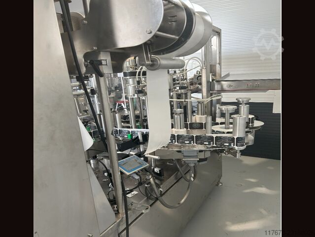 Gebrauchte Etikettiermaschine + Verkapselungsmaschine GAI 6206CH-001 1200 bph GAI 6206CH-001