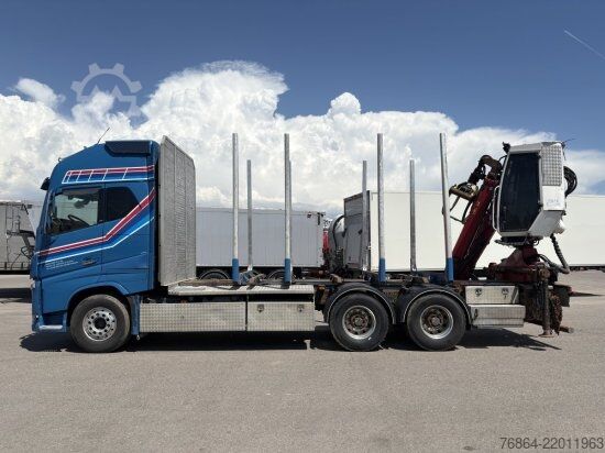 Logging truck VOLVO FH 16 750 6X4R HOLZTRANSPORTER MIT PENZ 12Z KRAN, RETARDER