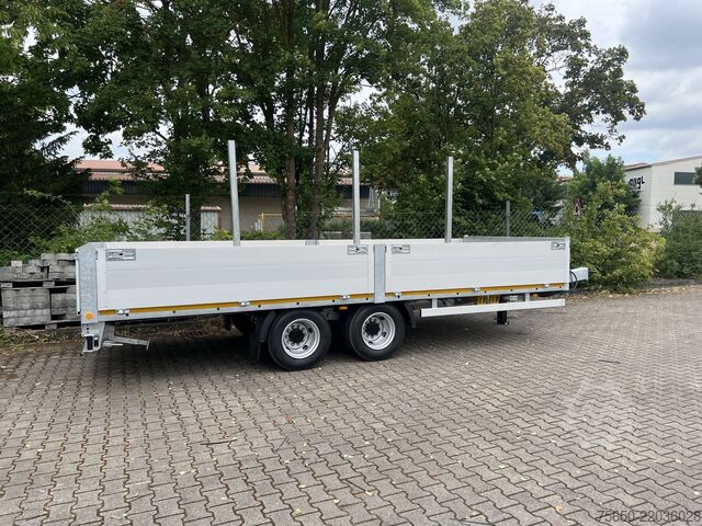 Open trailer Möslein THT 14,4 G 6,2 L  14,4 t Tandem- Pritschenanhänger- Tieflader