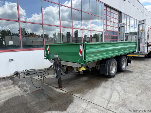 Three-way tipper trailer Müller Mitteltal ka-ta-r 14,4  14,4 t Tandemkipper- Tieflader, Breitbereift