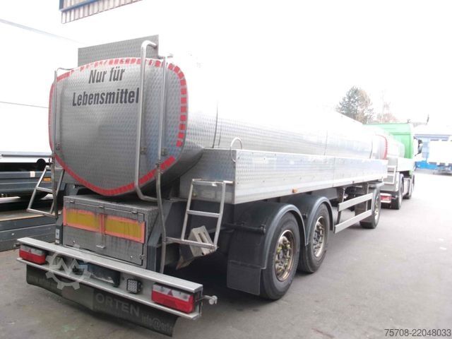 Tanker truck SCANIA R 410 Gliederzug mit HLW Lebensmittel-Tank