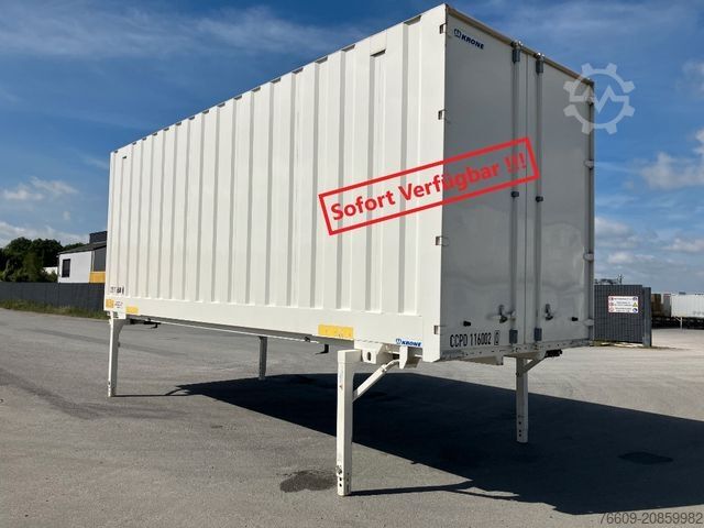 Swap body trailer KRONE Wechselbrücke Koffer