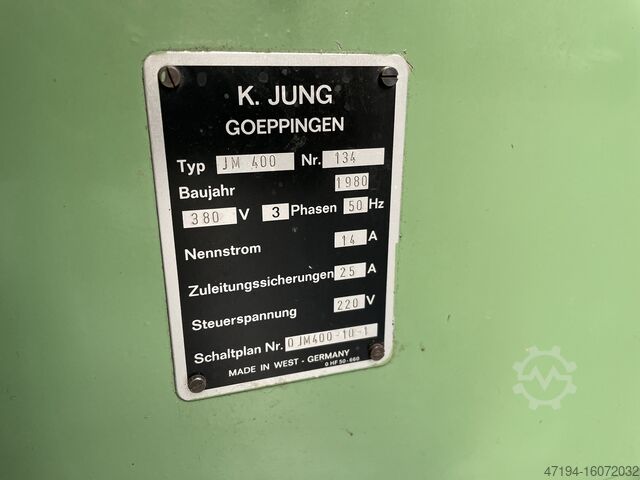 FLAT GRINDING MACHINE Jung(Jumag) JM-400