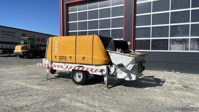 Betonpumpe BSA Putzmeister 1408 E Elektro Betonpumpe Tunnelbau