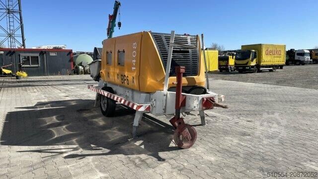 Betonpumpe BSA Putzmeister 1408 E Elektro Betonpumpe Tunnelbau