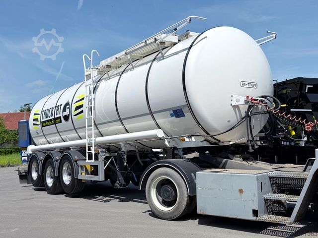 Tanker semitrailer KÄSSBOHRER V2A 28 cbm, APOLLO-Pumpe, Leer nur 5,5 to.
