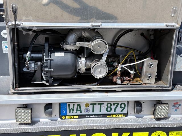 Tanker semitrailer KÄSSBOHRER V2A 28 cbm, APOLLO-Pumpe, Leer nur 5,5 to.