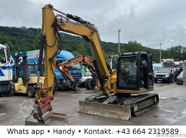 Chain excavator CATERPILLAR 308 E2CR  Kettenbagger / Schild Powertilt Bj2014