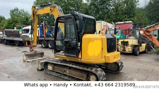 Chain excavator CATERPILLAR 308 E2CR  Kettenbagger / Schild Powertilt Bj2014