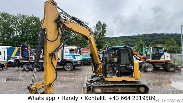 Chain excavator CATERPILLAR 308 E2CR  Kettenbagger / Schild Powertilt Bj2014