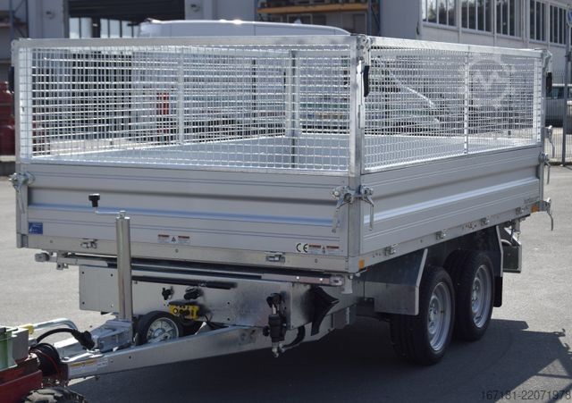 Three-way tipper trailer HUMBAUR Kipper Dreiseitenkipper
