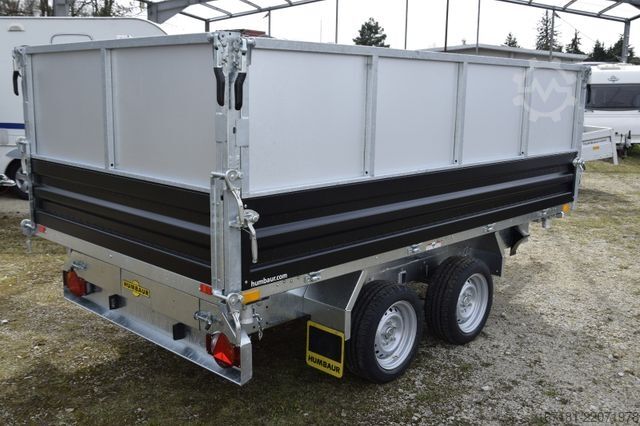 Three-way tipper trailer HUMBAUR Kipper Dreiseitenkipper